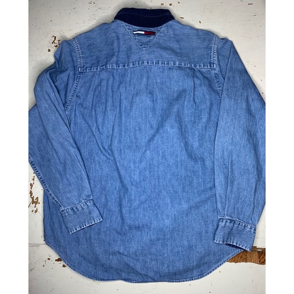 vintage 90’s Tommy Hilfiger d denim button down - Picture 10 of 13